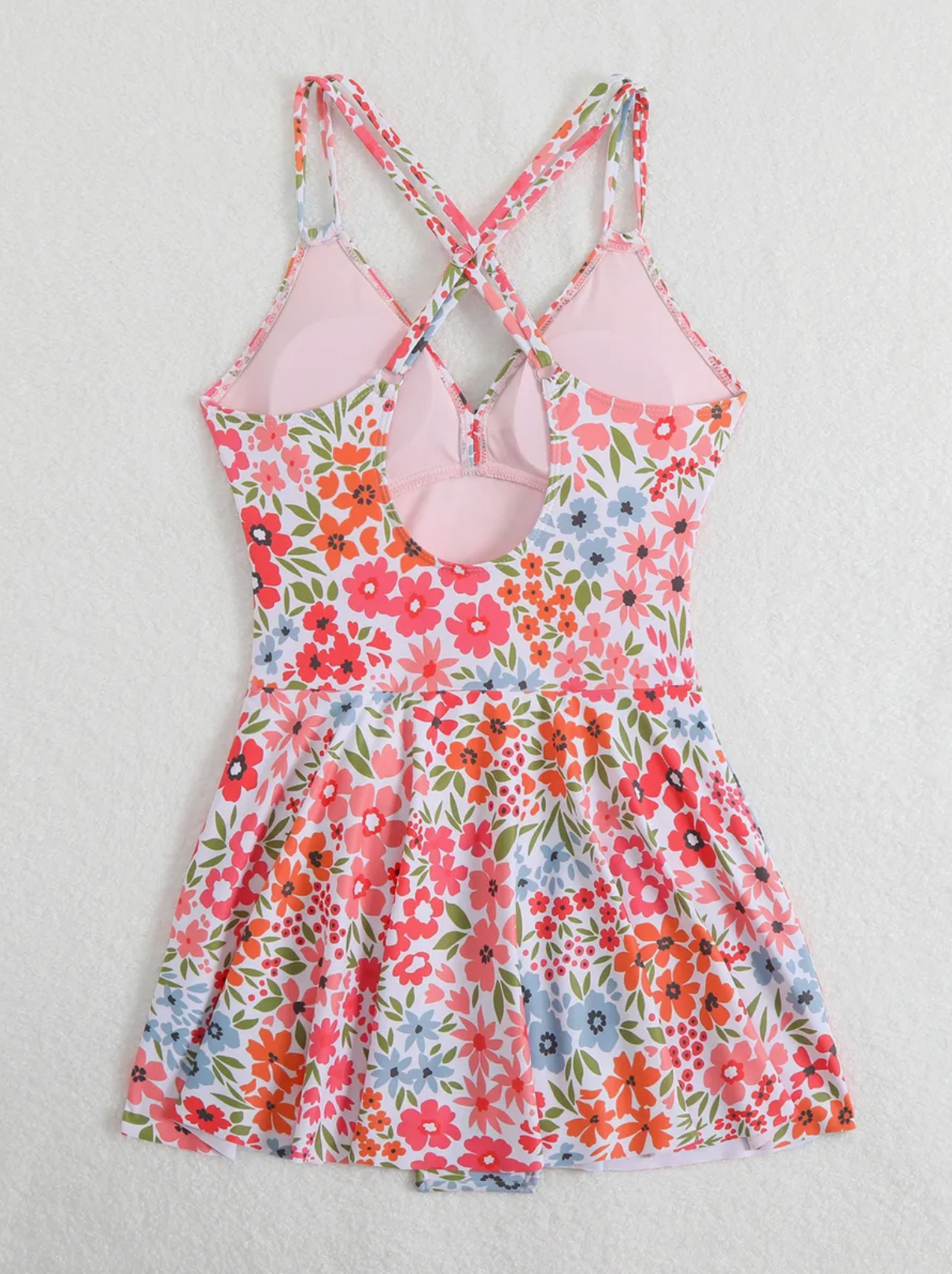 Flora Primavera Maillot de bain une pièce jupe intégrée